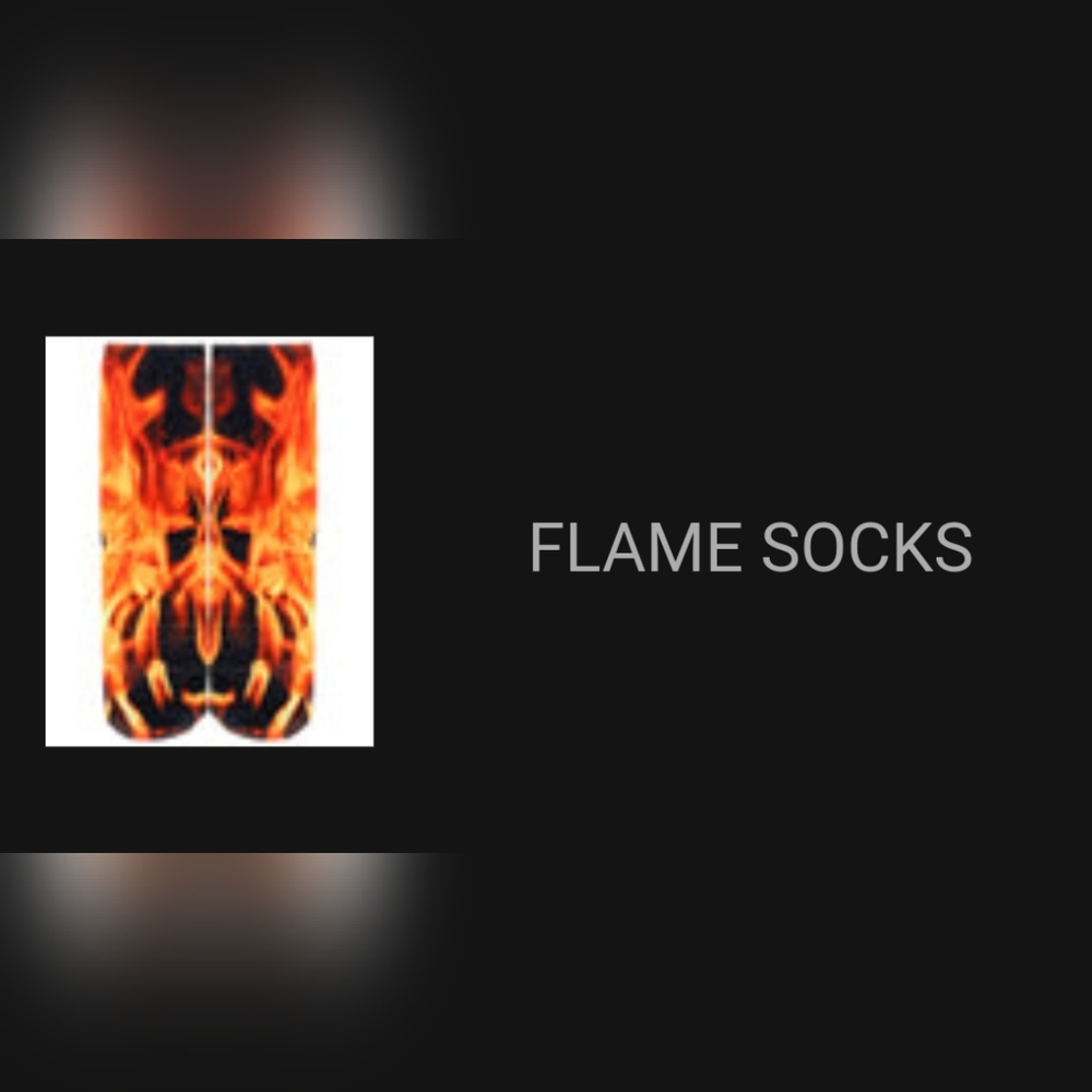 Shop Jeen Flame Socks, never used